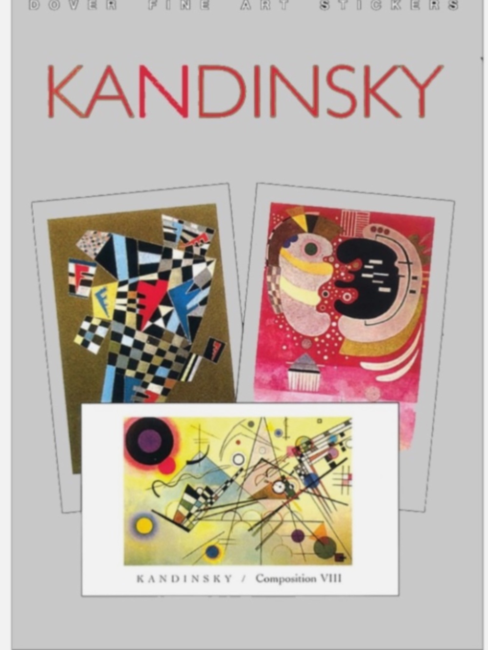 16 Art Stickers by Kandinsky - Famous Art
